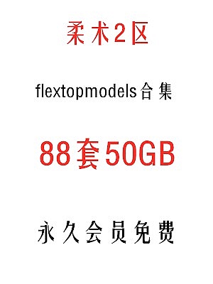 柔术2区flextopmodels柔术合集88套50gb